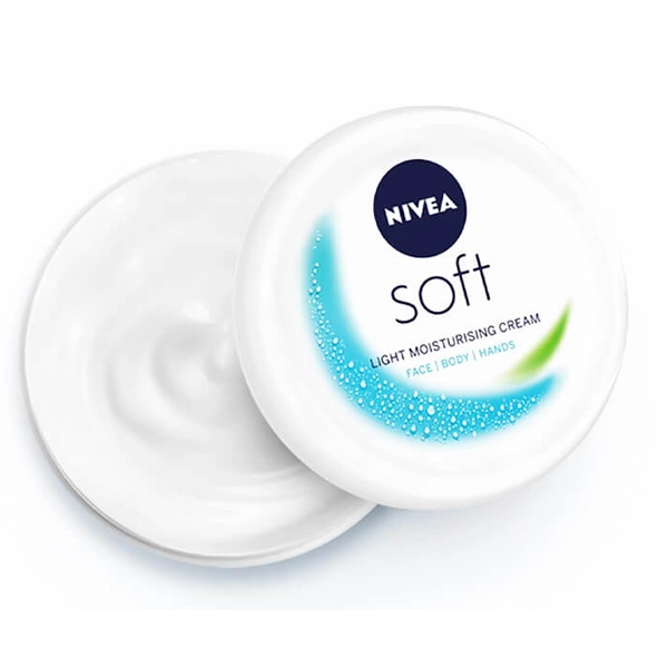 کرم نیوا سافت 200 میل اصلی مرطوب کننده دست و صورت و بدن | NIVEA Soft Moisturizing Cream 200ml